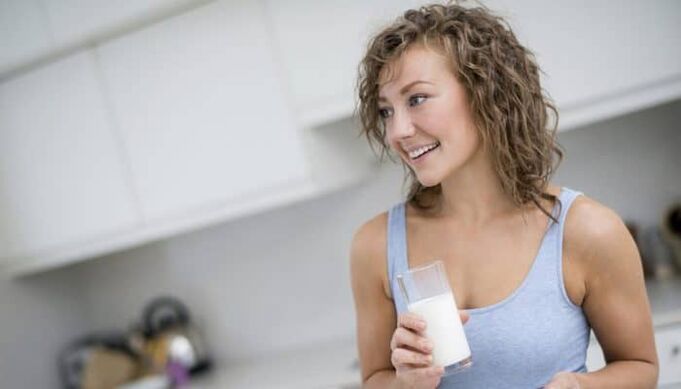 Djevojka na kefir dijeti